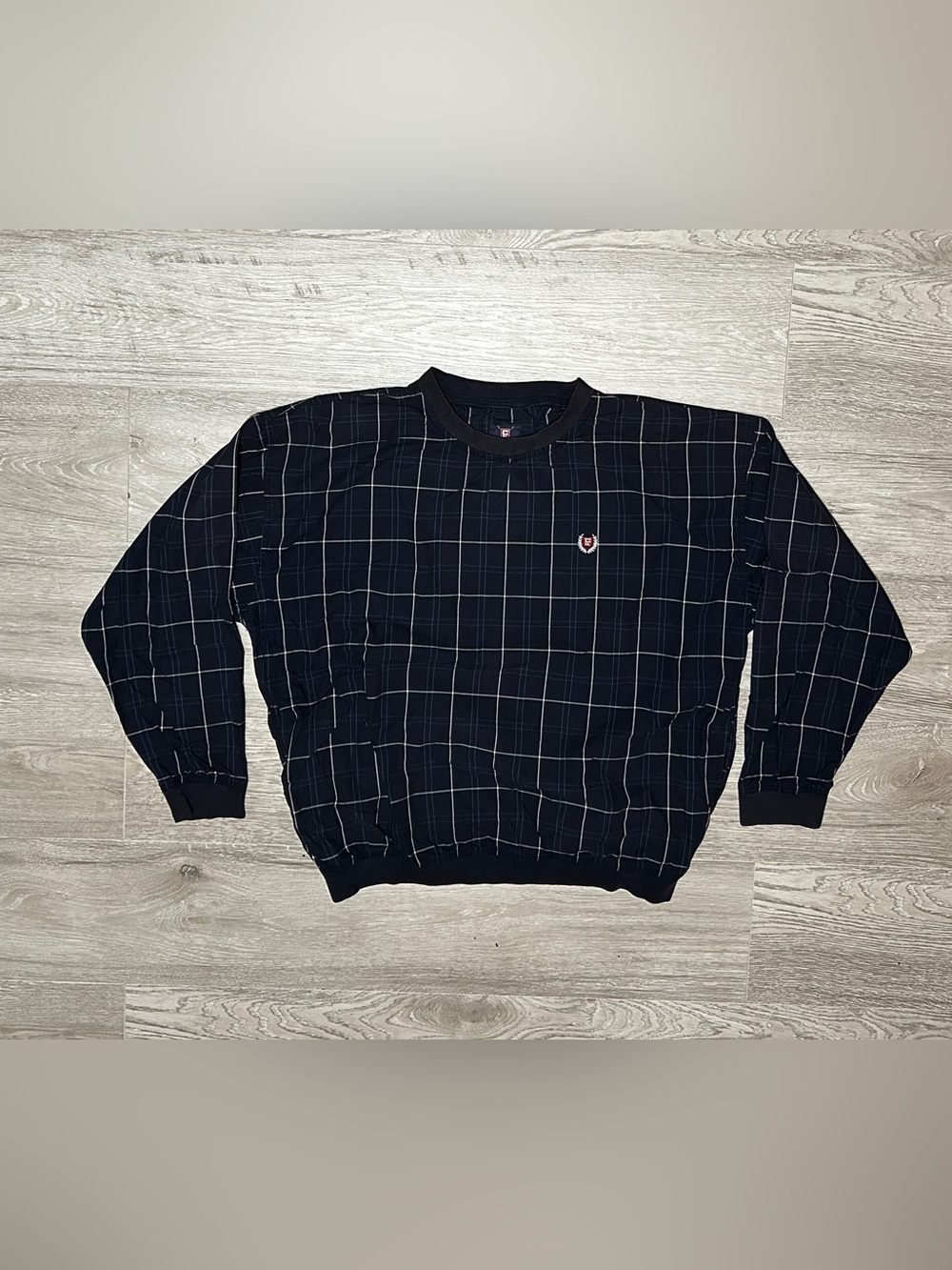 Chaps Ralph Lauren Pullover Checkered Plaid Shell
